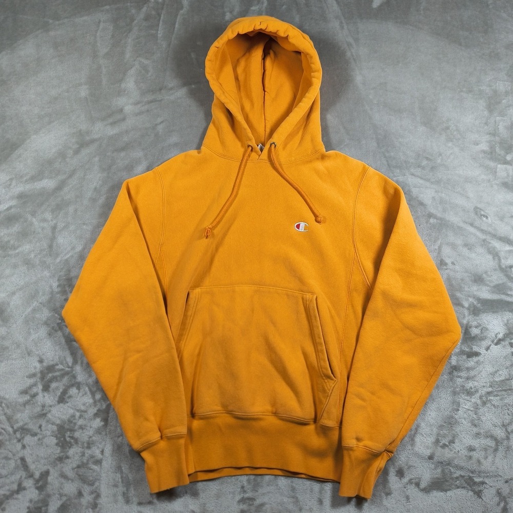 Vintage Champion Reverse Weave Hoodie Mens Small Pullover‎ Sweatshirt 90s Y2K